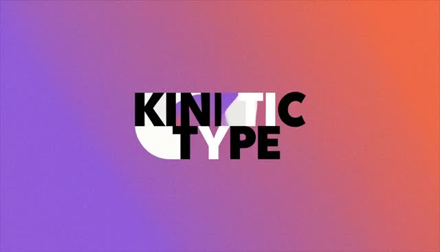 20 KINETIC TYPE: Kinetische Typografie