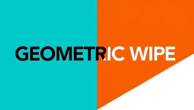 26 GEOMETRIC WIPE: Geometrische Blende