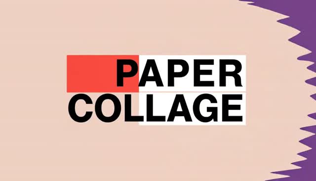 25 PAPER COLLAGE: Papiercollage